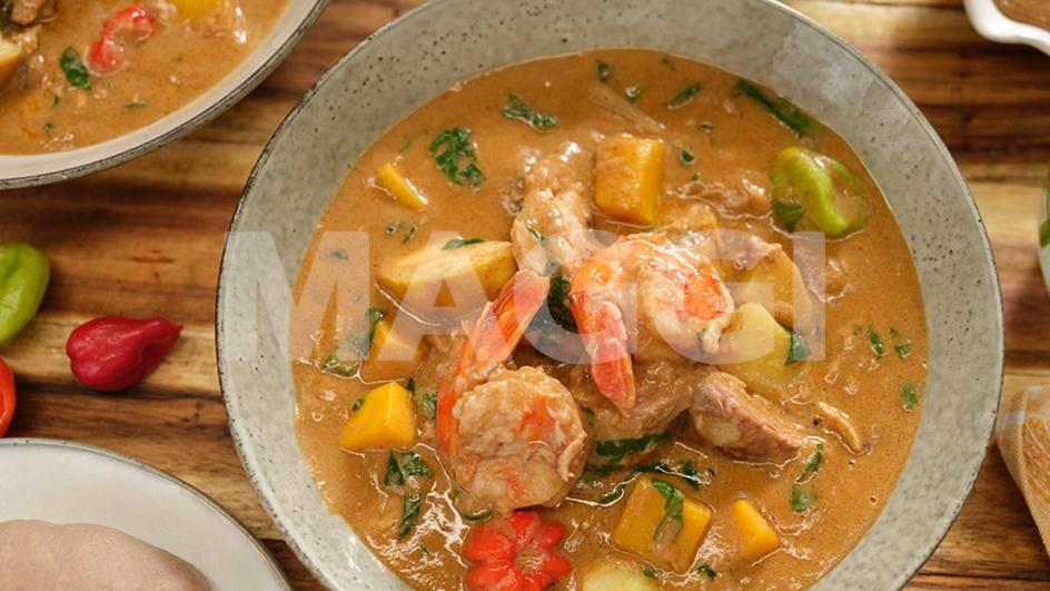 Green Leaf Groundnut Soup