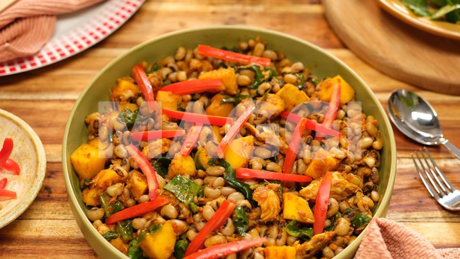 Green Leaf Beans Stew