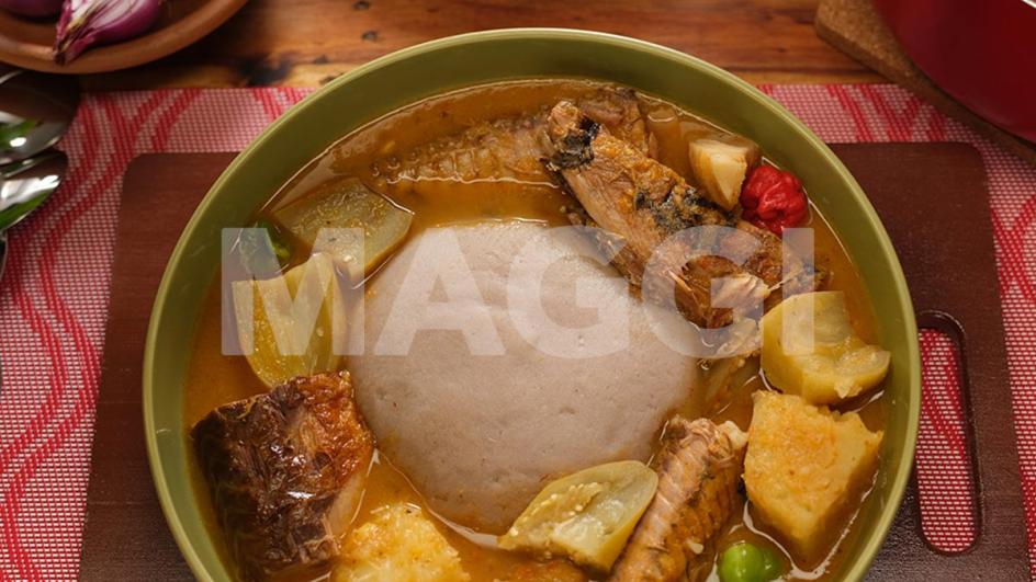 Malaxé de tubercules en sauce légère
